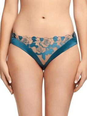 L👀king for the Dita Von Teese Rosabelle panty Shady Spruce / Dark Cherry - LARGE